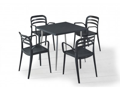 Градински комплект ASPENDOS set 4 (антрацит)